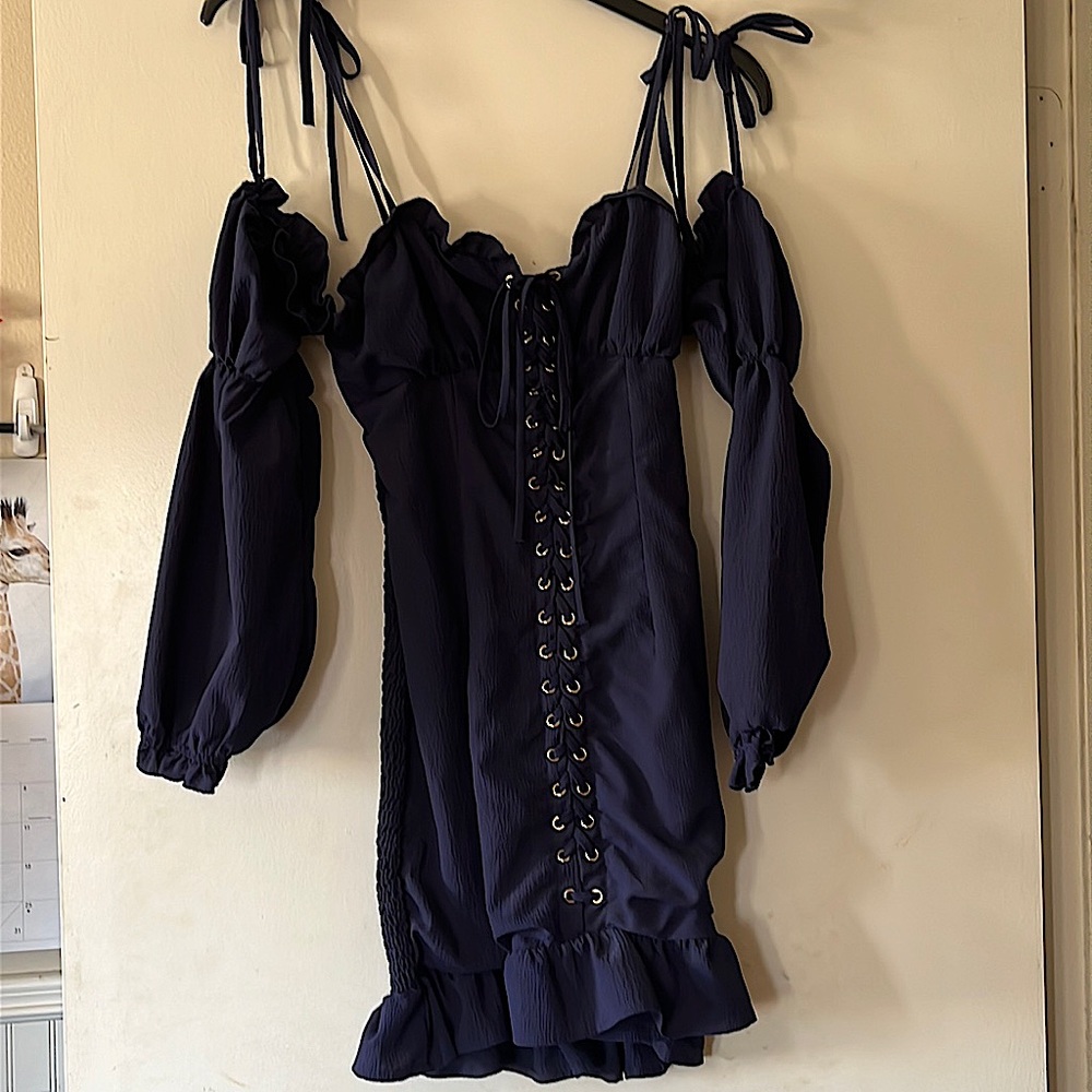 Navy blue dress